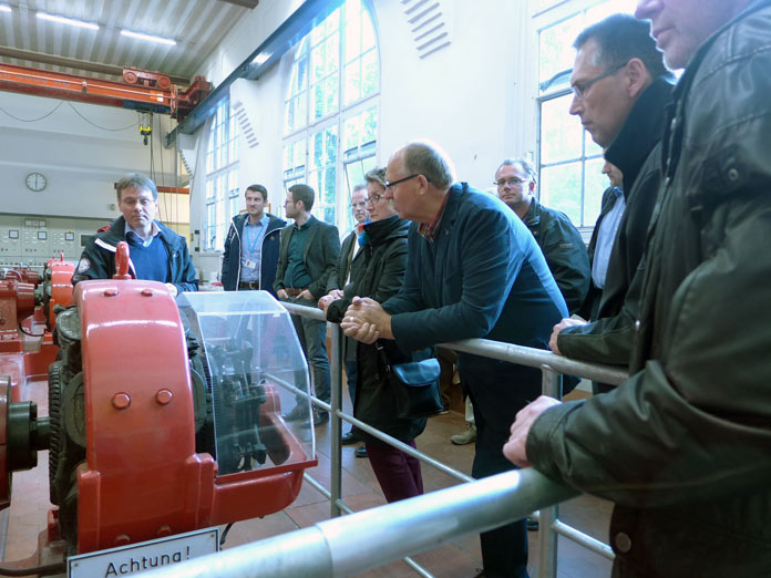 Besichtigung des Wasserkraftwerk II der Stadtwerke Kiel - OT Raisdorf